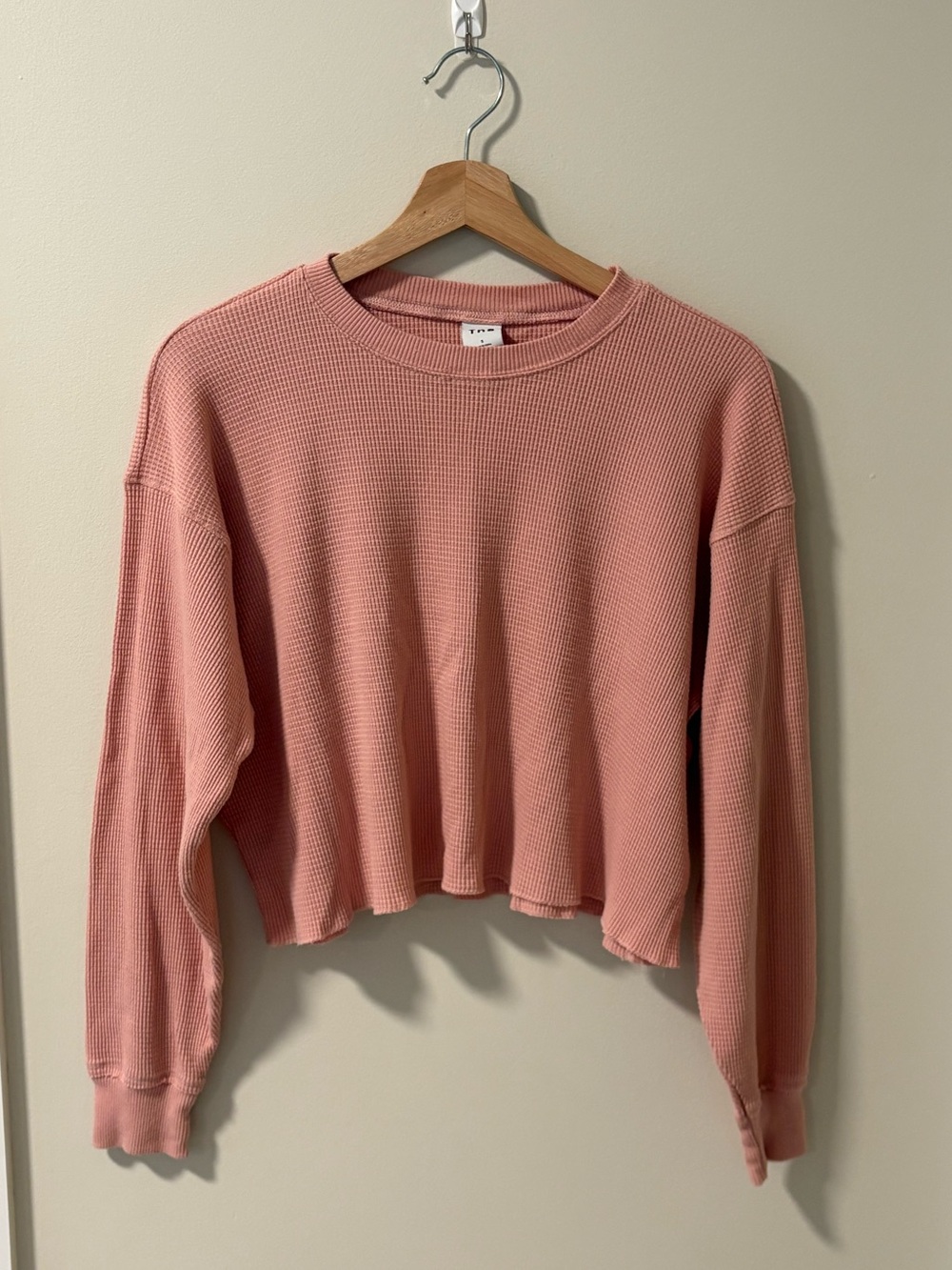 Aritzia TNA Waffle Knit Long Sleeve